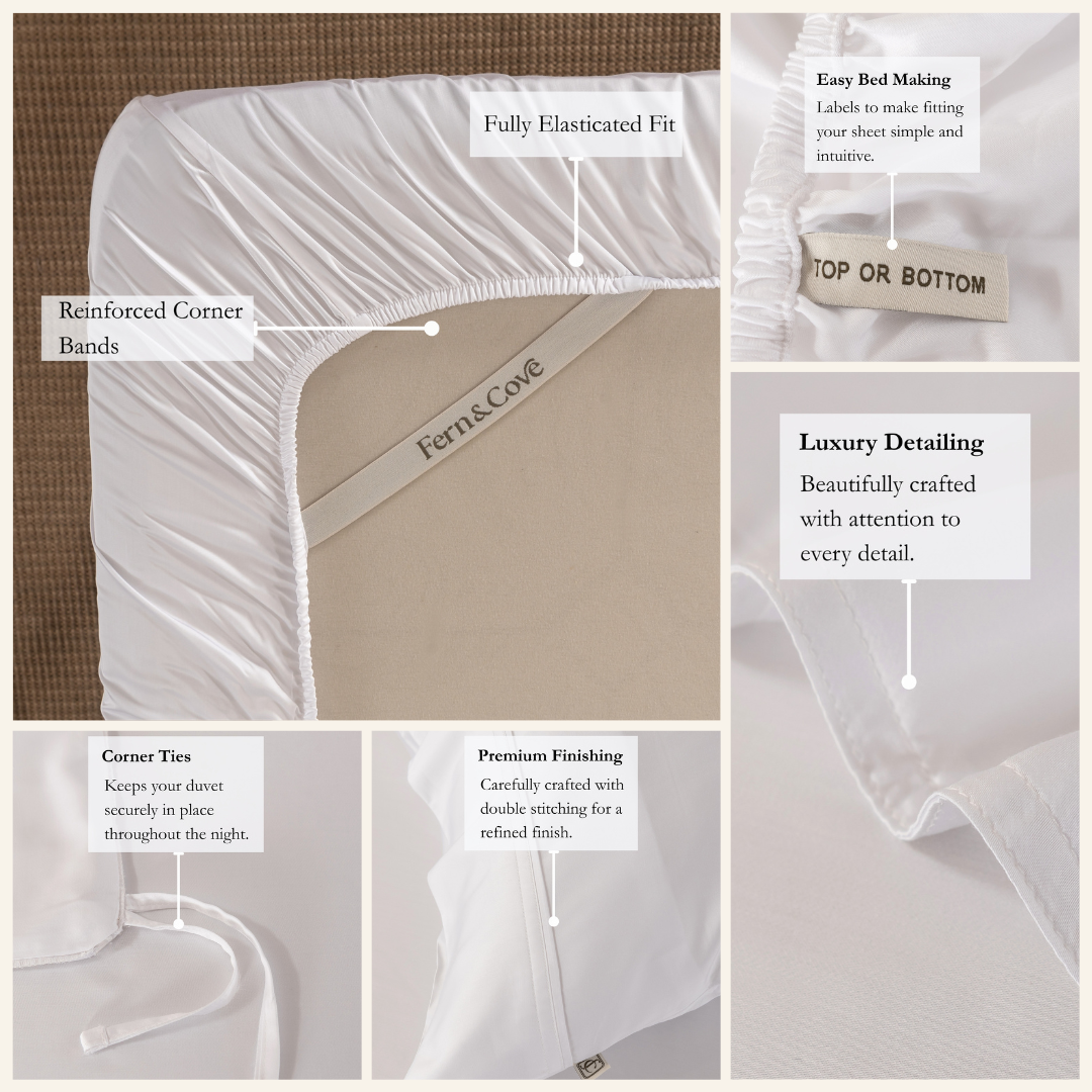Cloud 4 piece bamboo bedding set