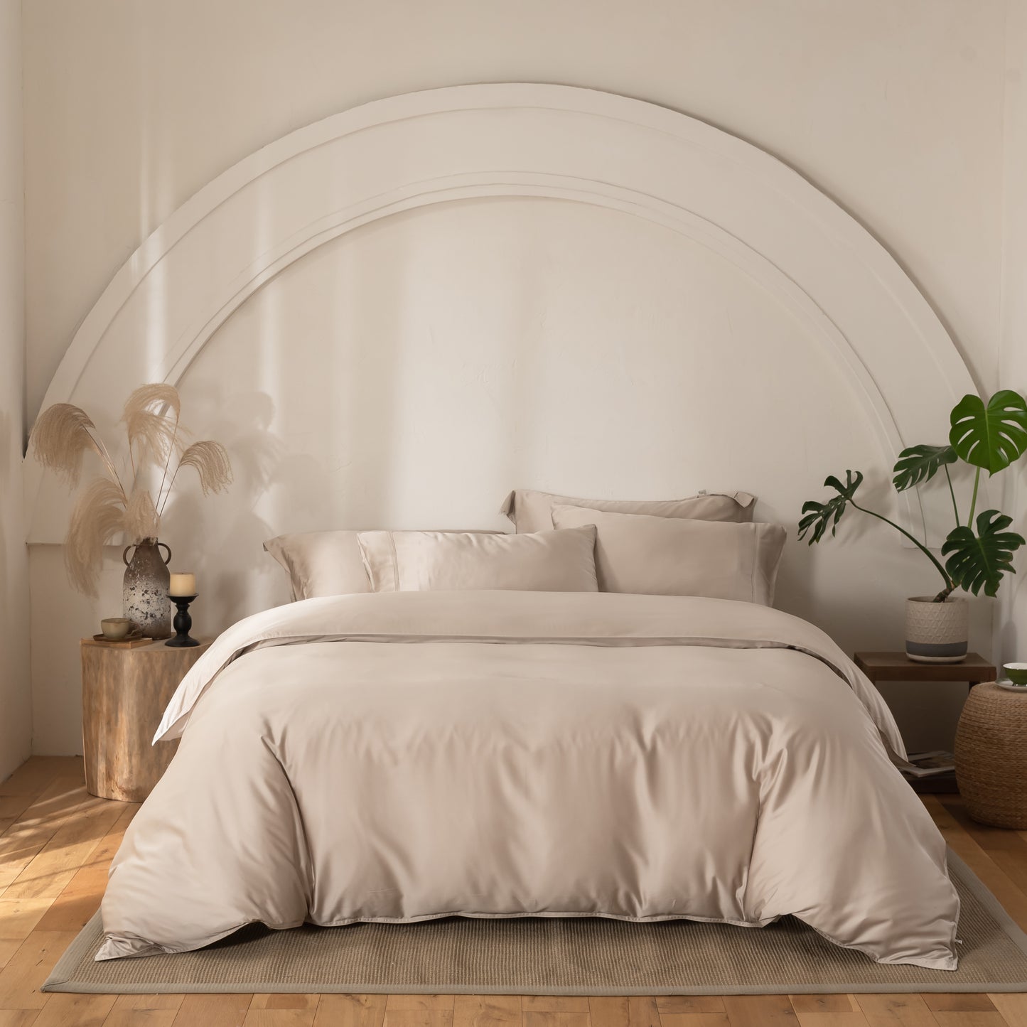 Sand 4 Piece Bamboo Bedding Set