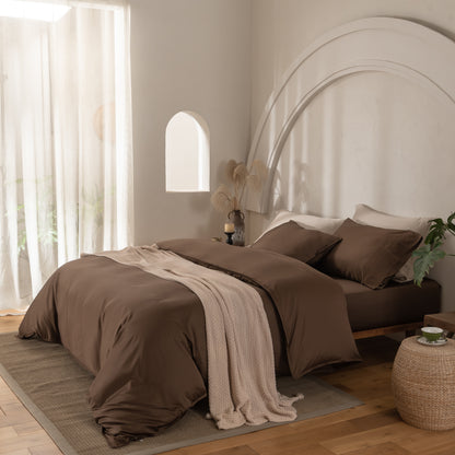 Cocoa 4 Piece Bamboo Bedding Set