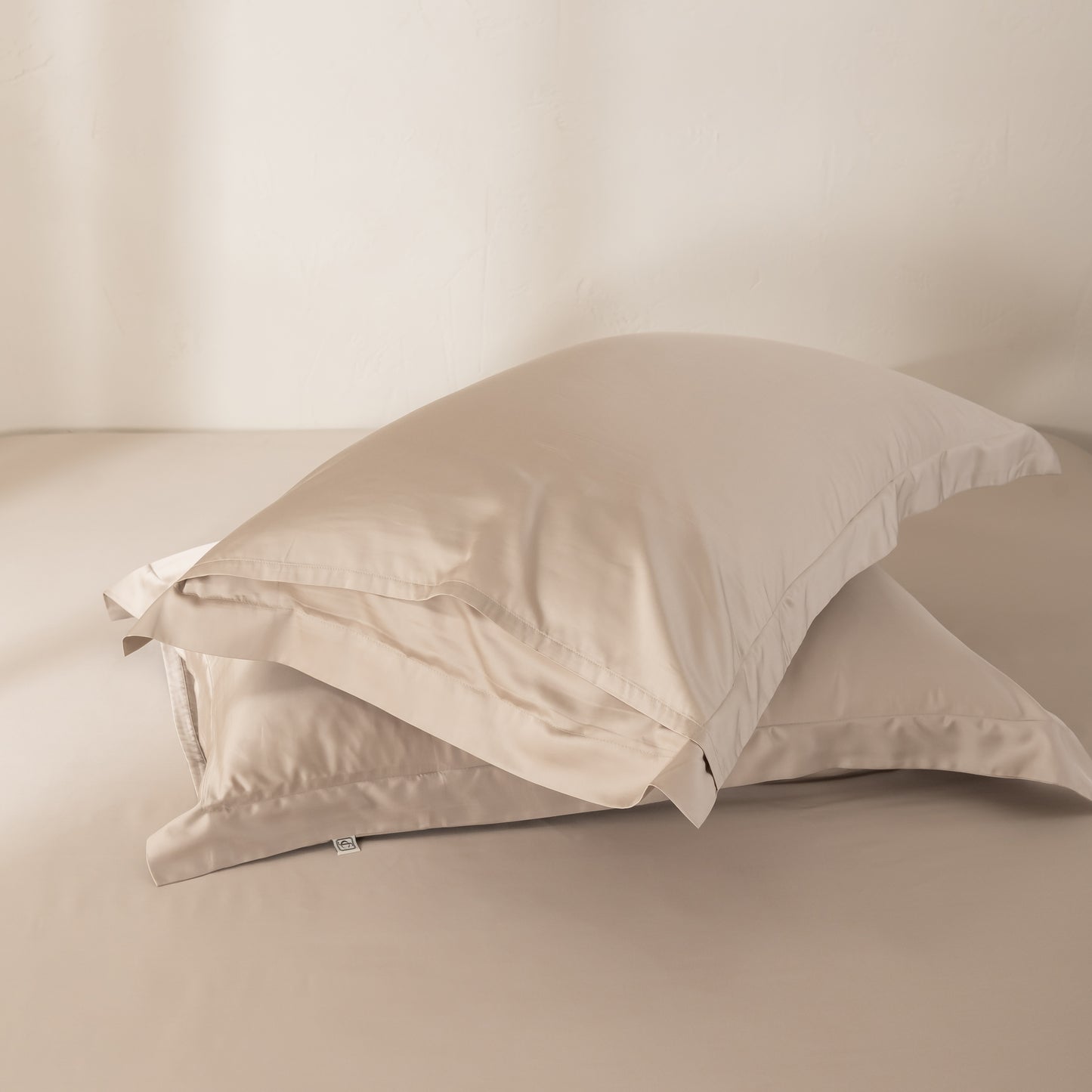 beige Luxury Bamboo Pillowcase Set
