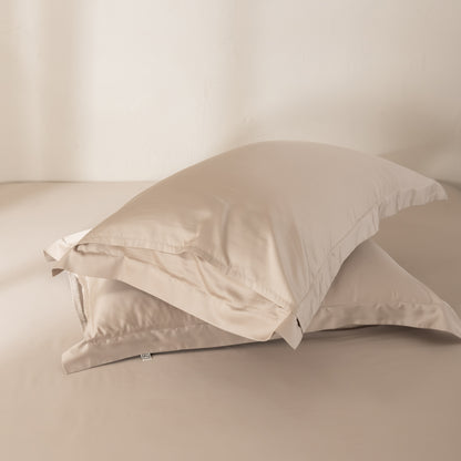 beige Luxury Bamboo Pillowcase Set